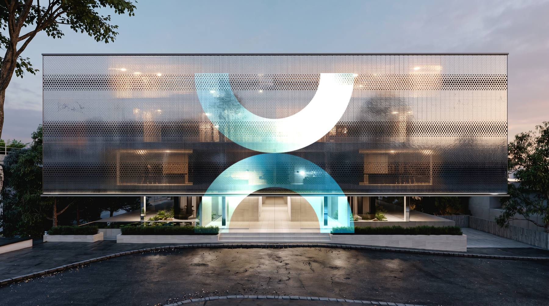 xeeft brand on a clinical building facade